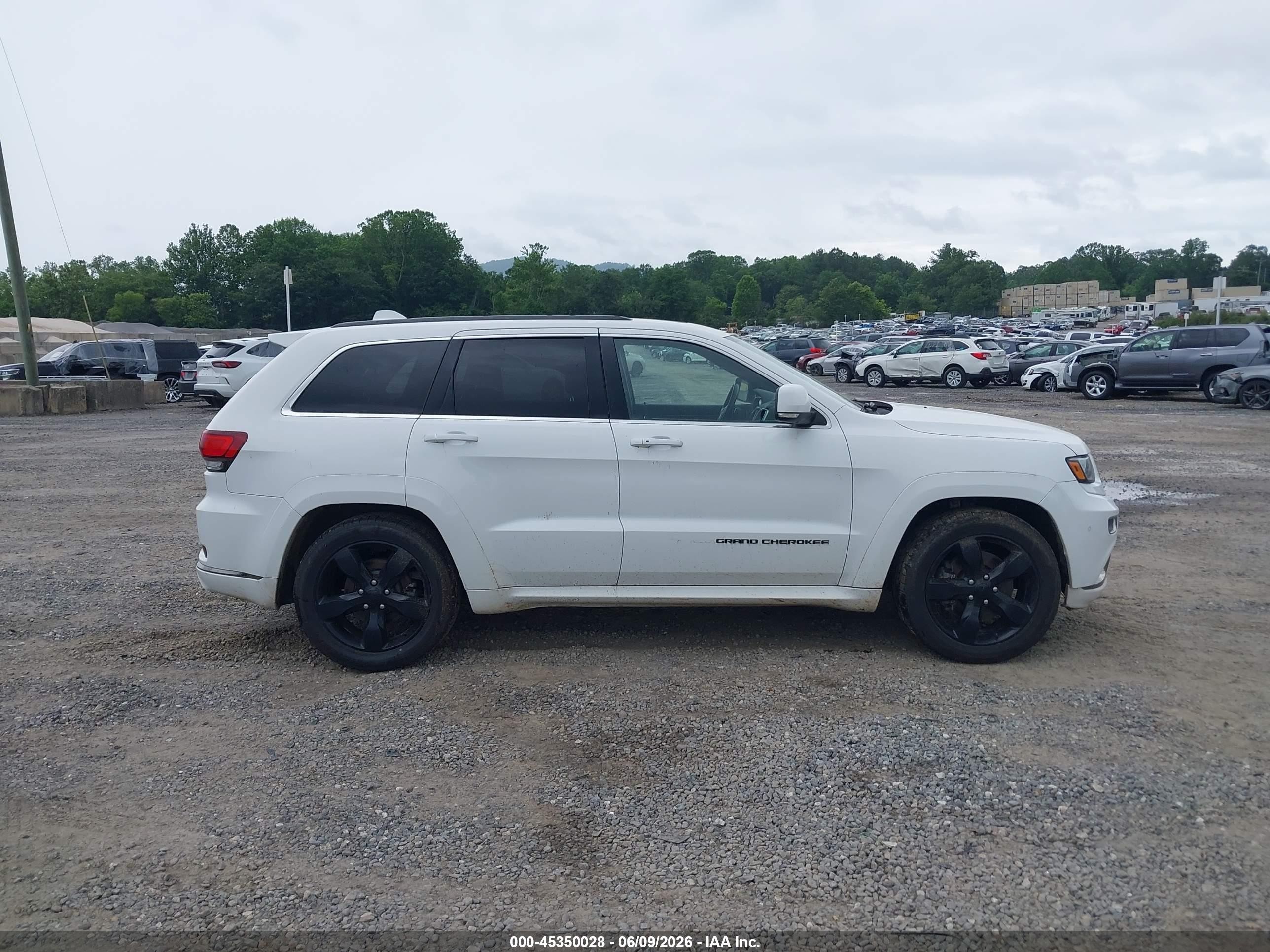 2016 Jeep Grand Cherokee High Altitude White vin: 1C4RJFCM6GC349369