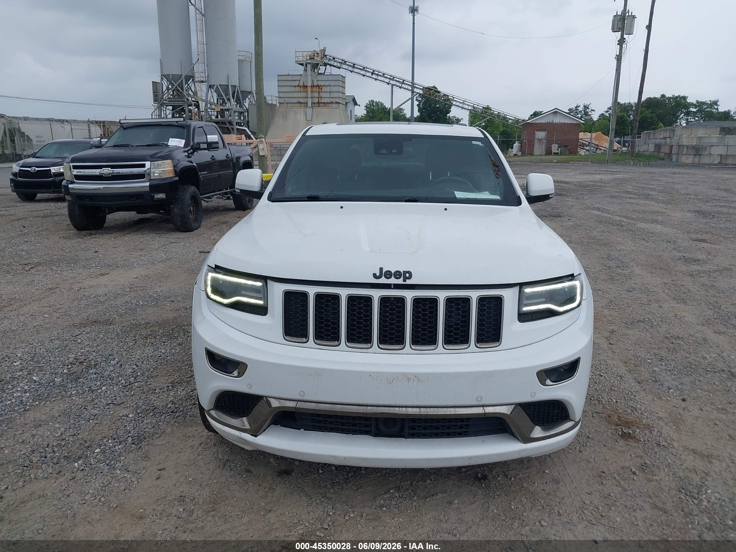 2016 Jeep Grand Cherokee High Altitude White vin: 1C4RJFCM6GC349369