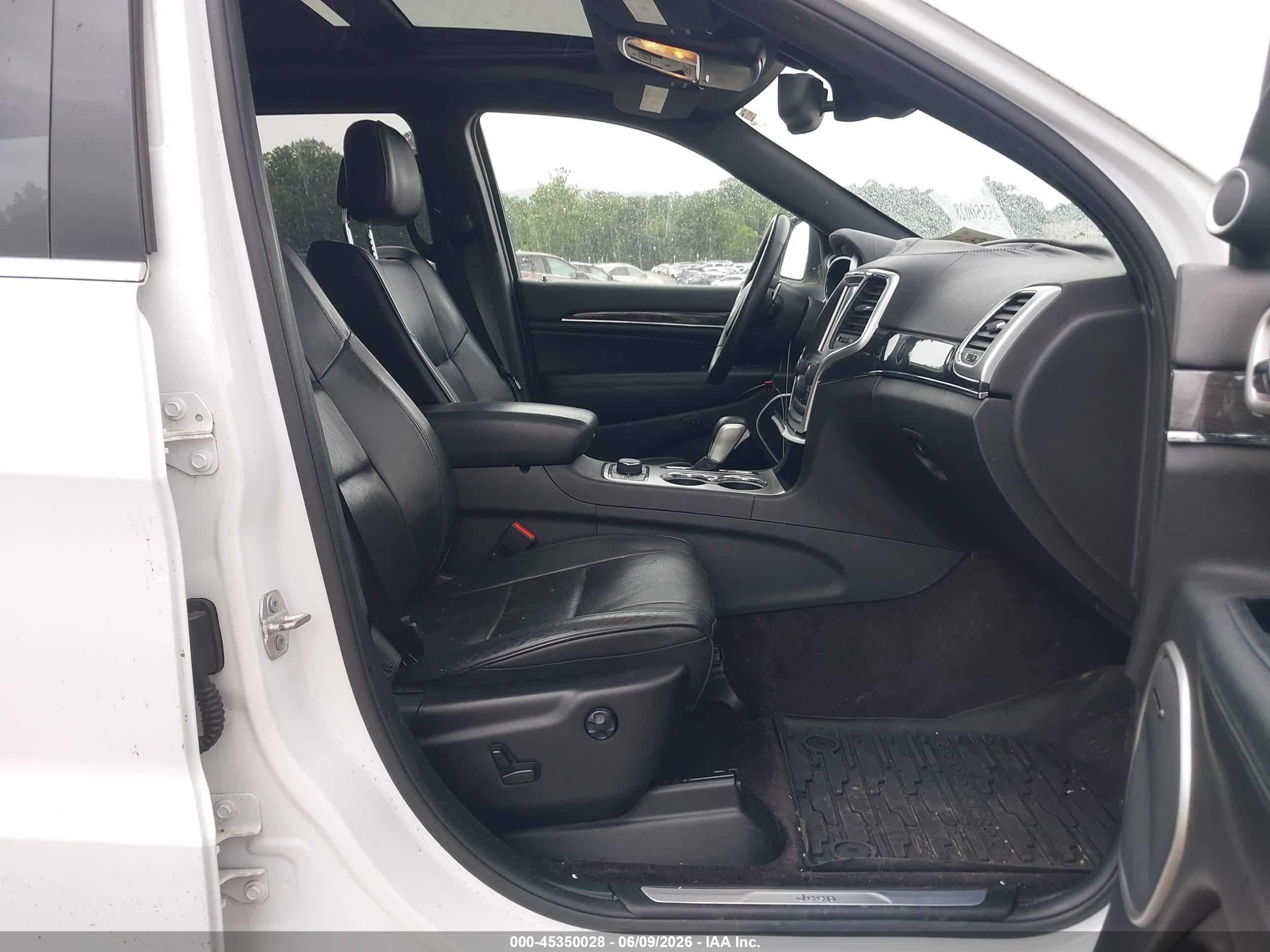 2016 Jeep Grand Cherokee High Altitude White vin: 1C4RJFCM6GC349369