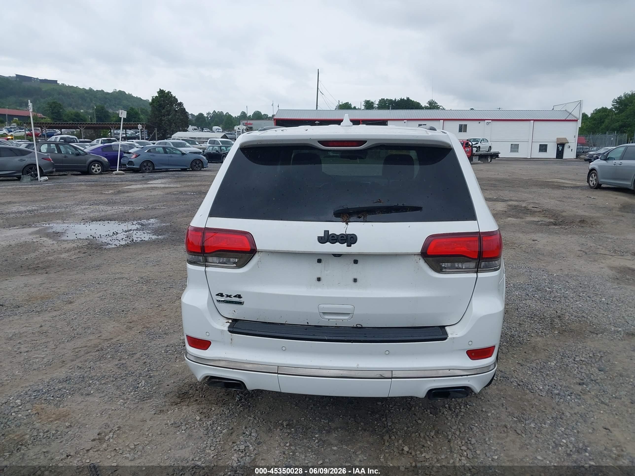 2016 Jeep Grand Cherokee High Altitude White vin: 1C4RJFCM6GC349369