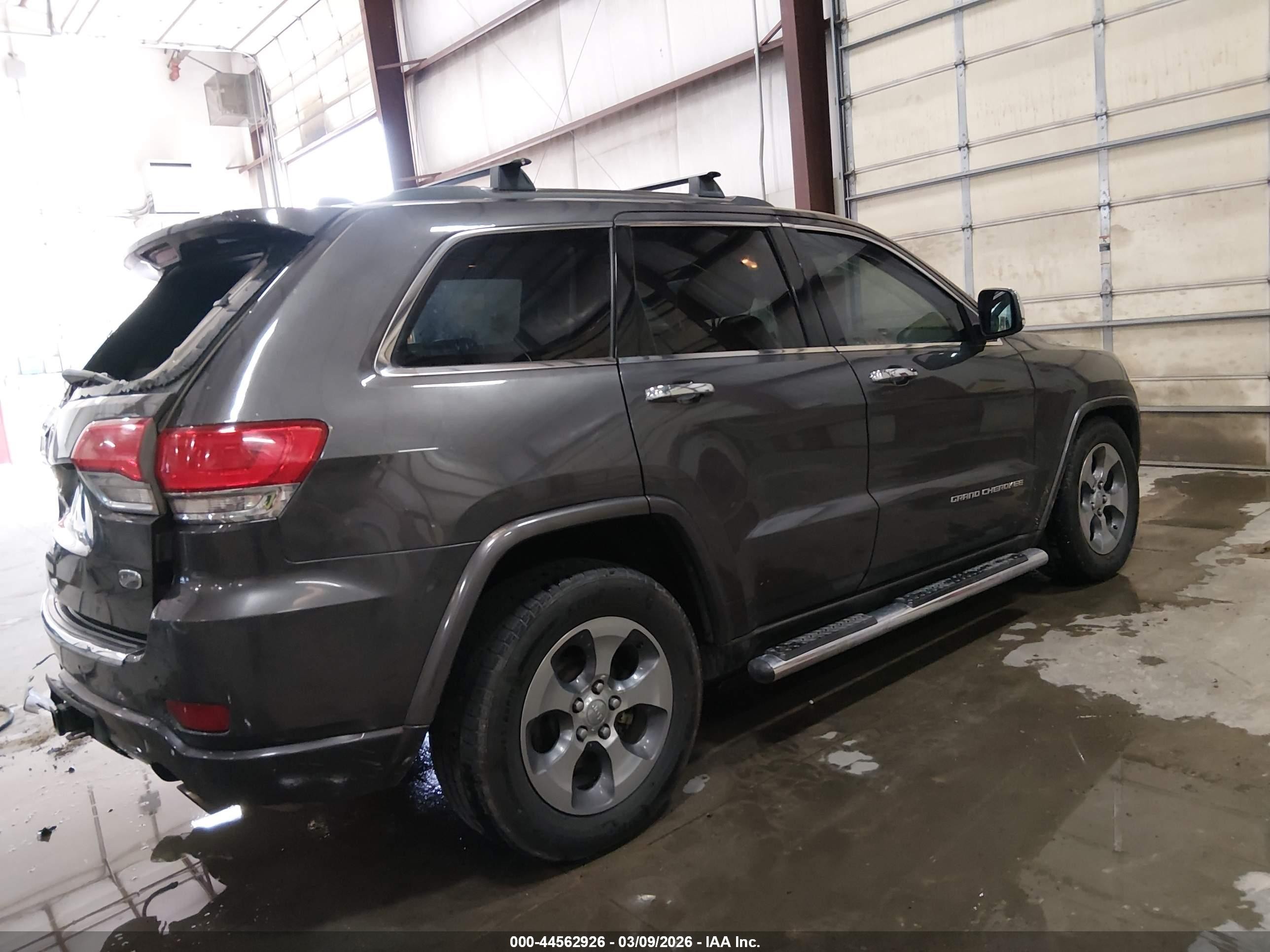 2014 Jeep Grand Cherokee Overland Серый vin: 1C4RJFCM8EC409343