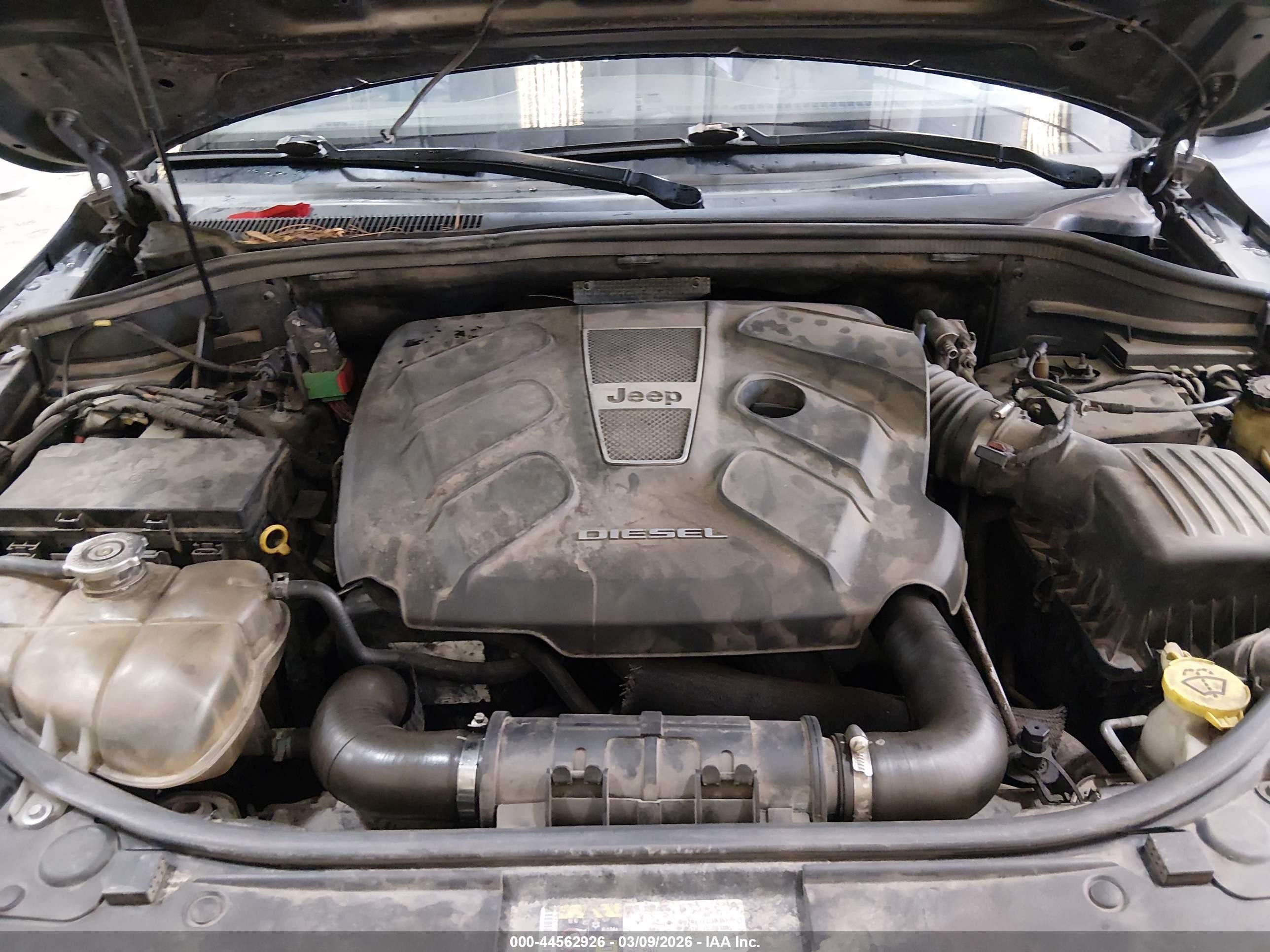 2014 Jeep Grand Cherokee Overland Серый vin: 1C4RJFCM8EC409343