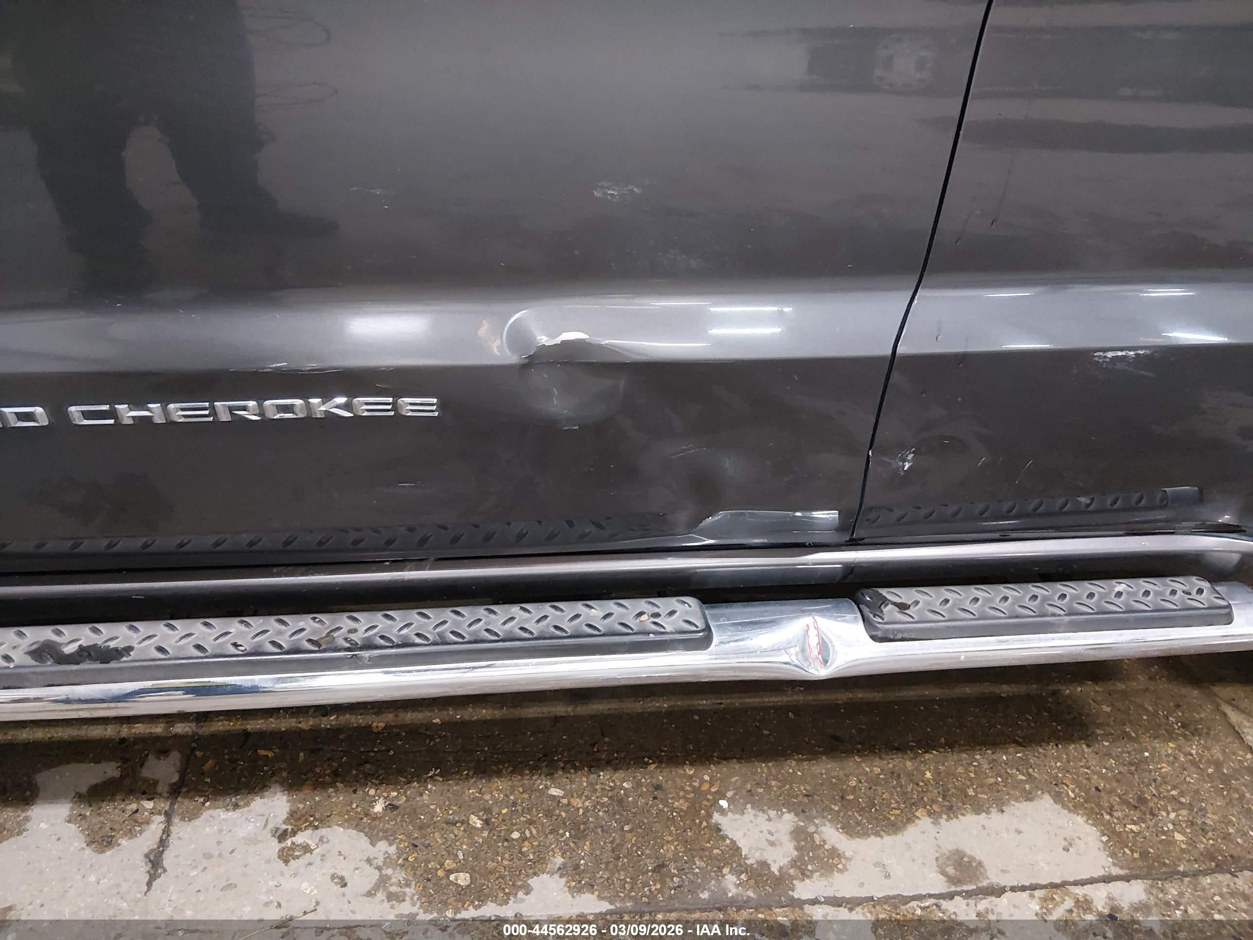 2014 Jeep Grand Cherokee Overland Серый vin: 1C4RJFCM8EC409343