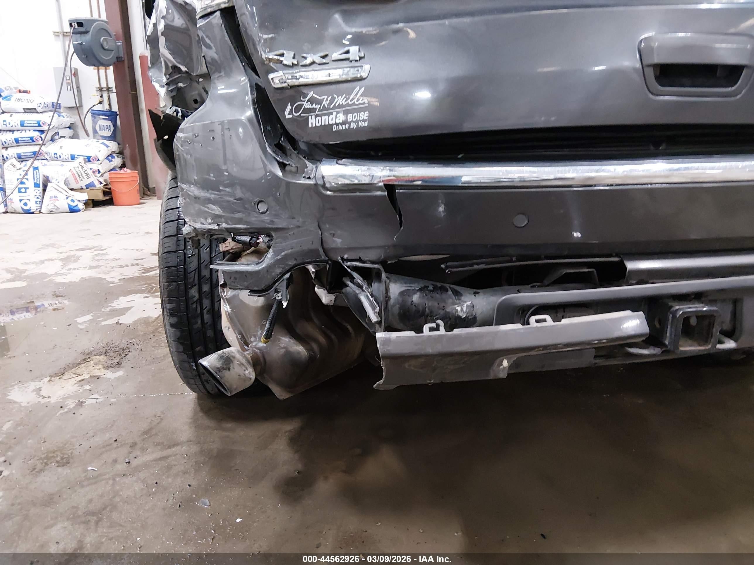 2014 Jeep Grand Cherokee Overland Серый vin: 1C4RJFCM8EC409343