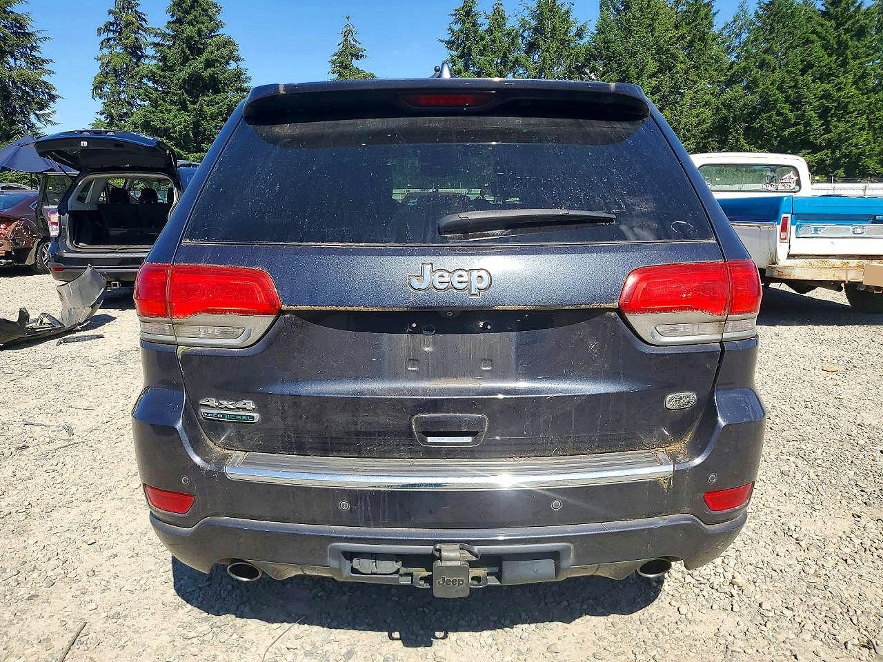 2014 Jeep Grand Cherokee Overland Charcoal vin: 1C4RJFCM9EC487937