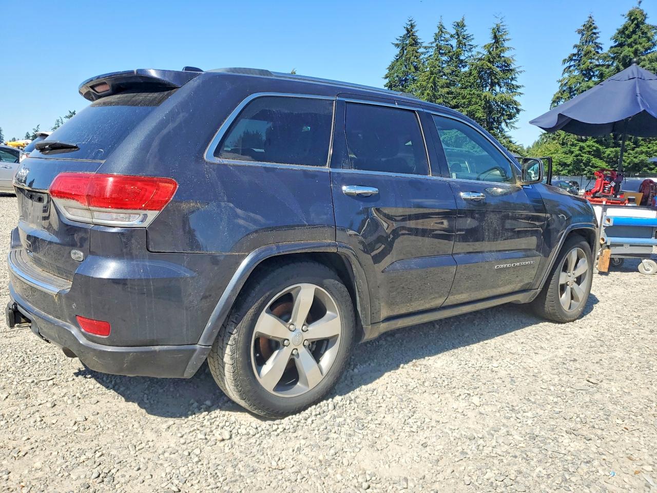 2014 Jeep Grand Cherokee Overland Charcoal vin: 1C4RJFCM9EC487937