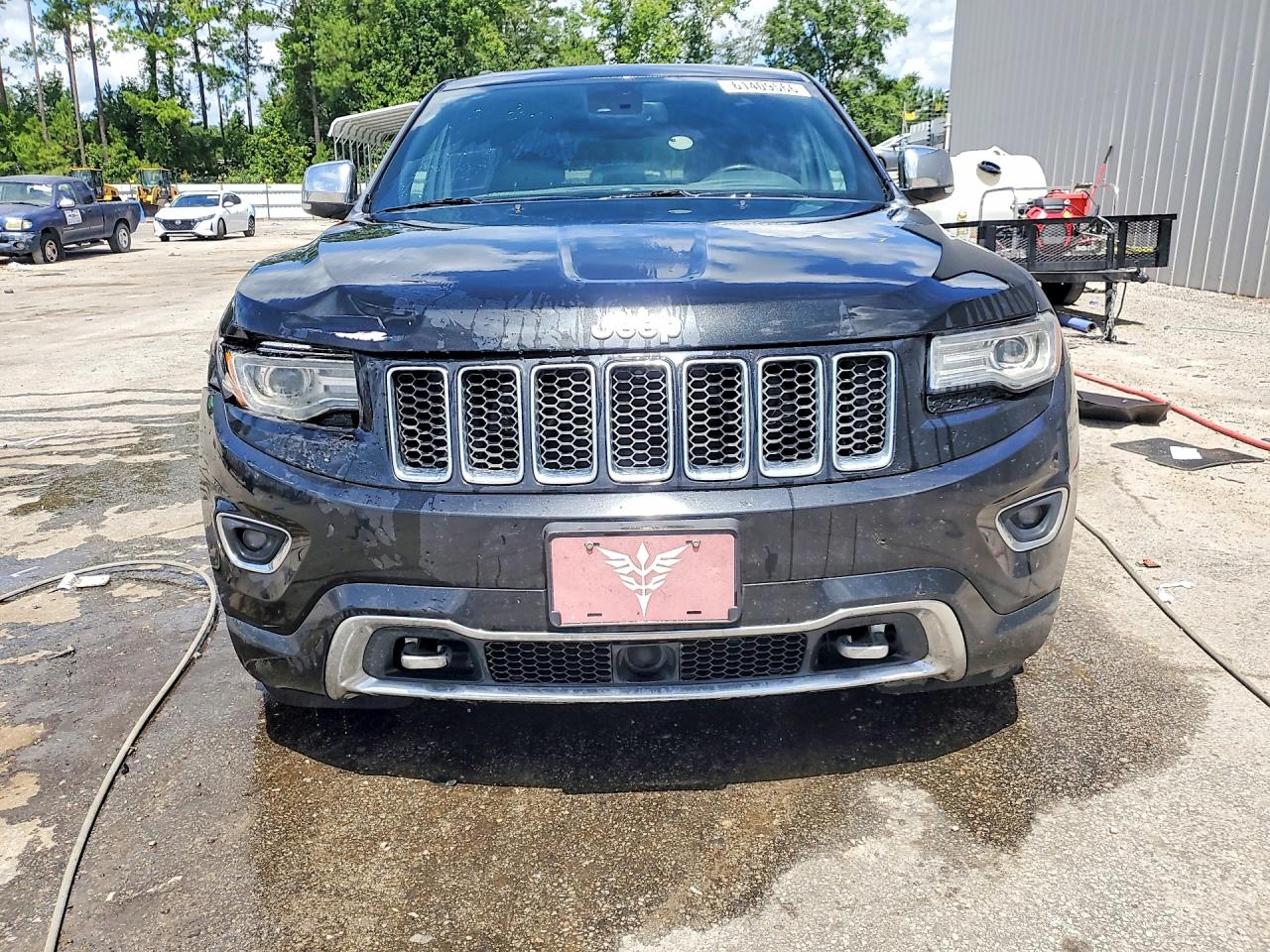 2014 Jeep Grand Cherokee Overland Black vin: 1C4RJFCM9EC580554
