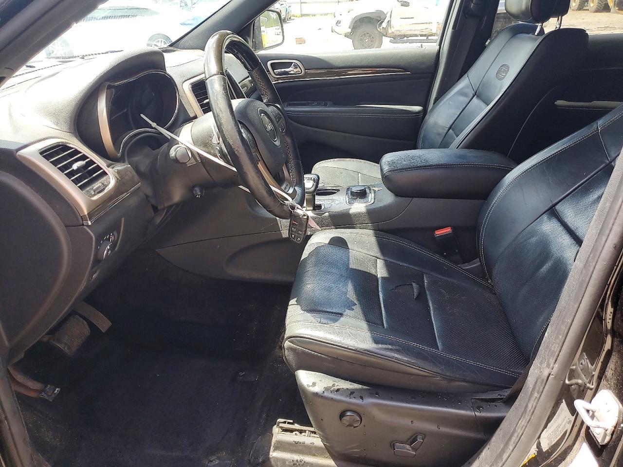 2014 Jeep Grand Cherokee Overland Black vin: 1C4RJFCM9EC580554