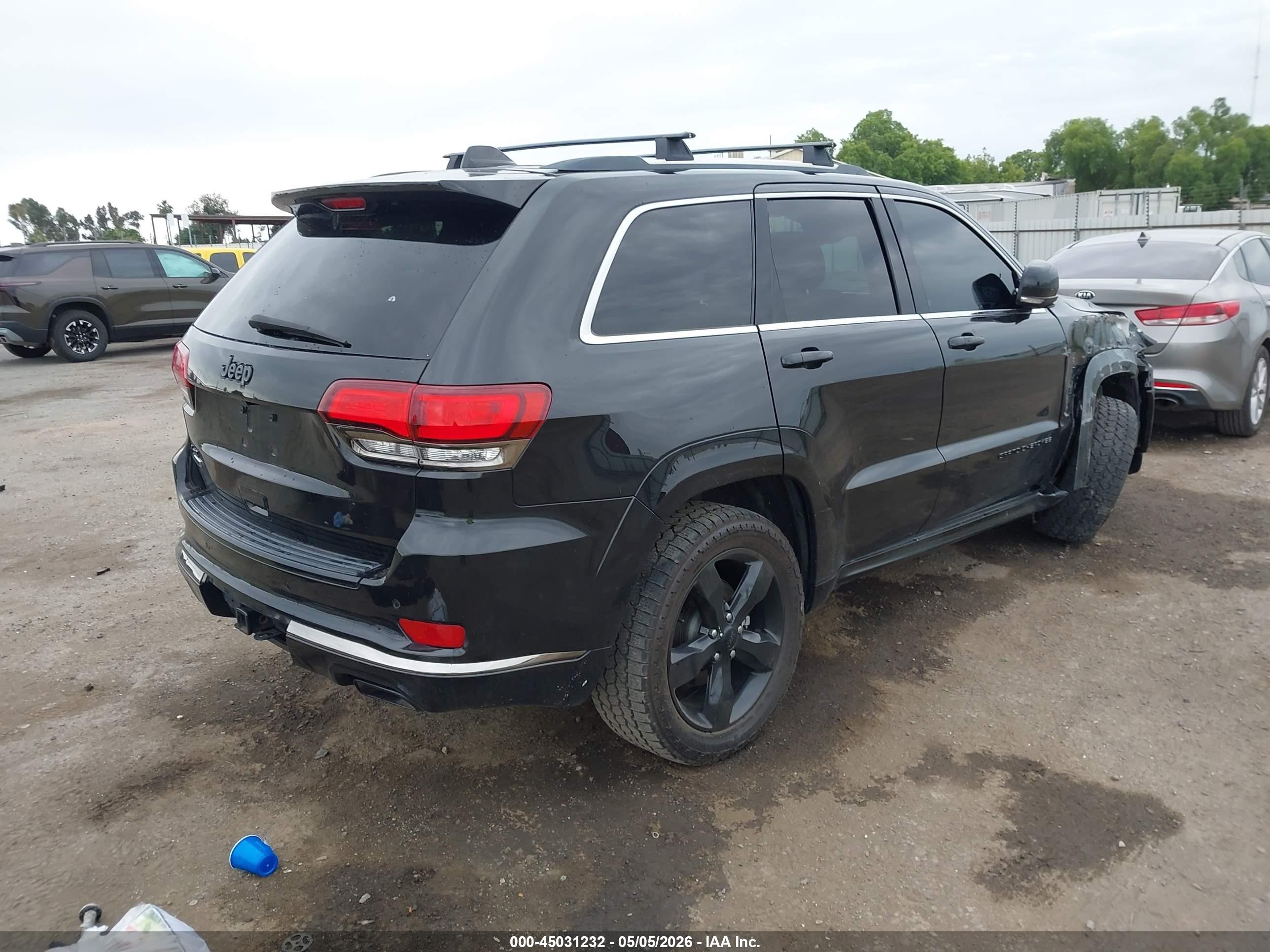 2015 Jeep Grand Cherokee High Altitude Black vin: 1C4RJFCM9FC146328