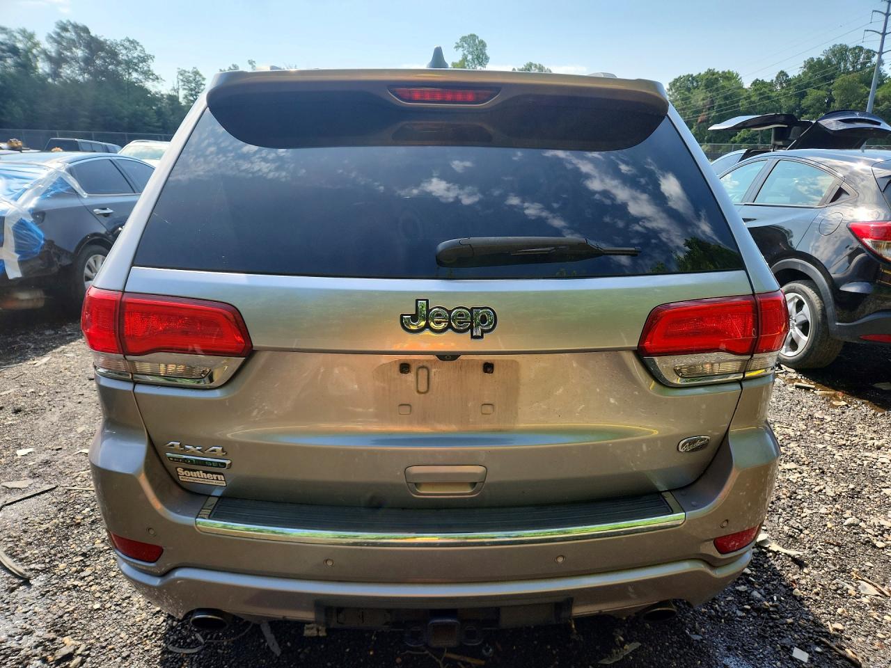 2015 Jeep Grand Cherokee Overland Silver vin: 1C4RJFCM9FC763356