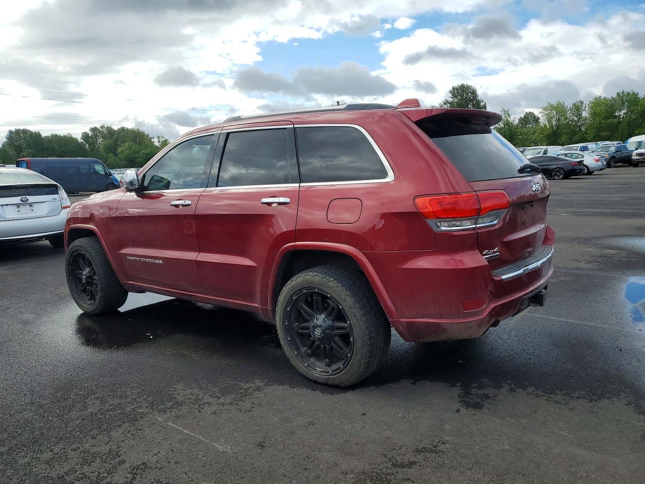 2014 Jeep Grand Cherokee Overland Красный vin: 1C4RJFCMXEC398734
