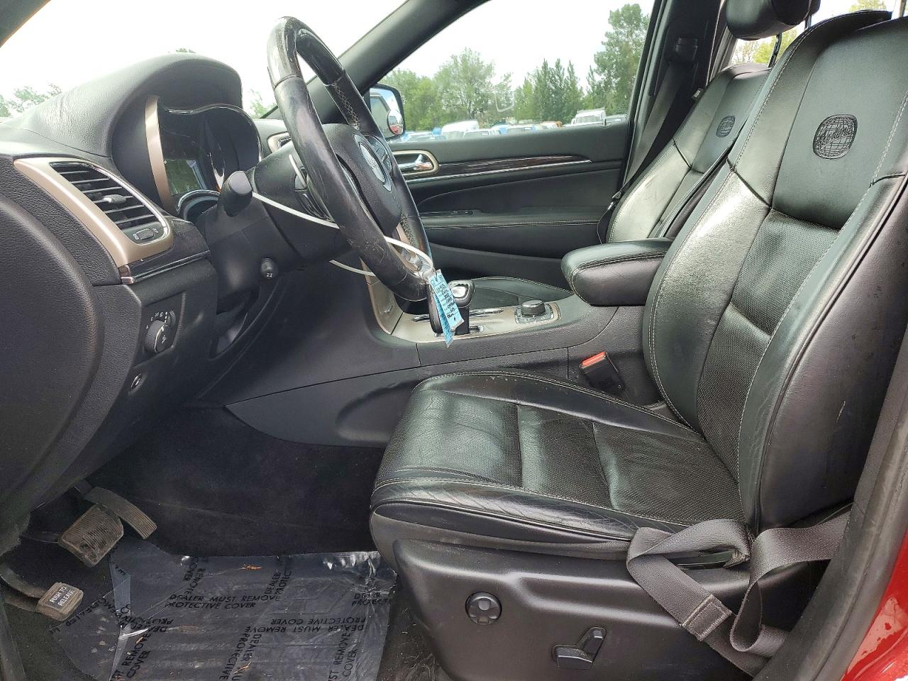 2014 Jeep Grand Cherokee Overland Красный vin: 1C4RJFCMXEC398734