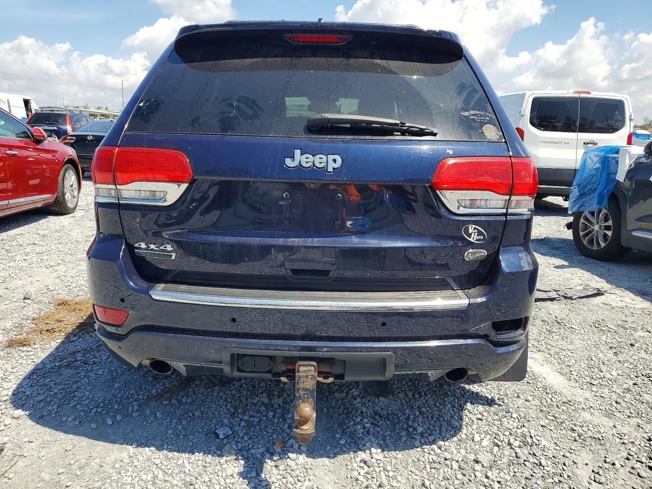 2015 Jeep Grand Cherokee Overland Blue vin: 1C4RJFCMXFC125391