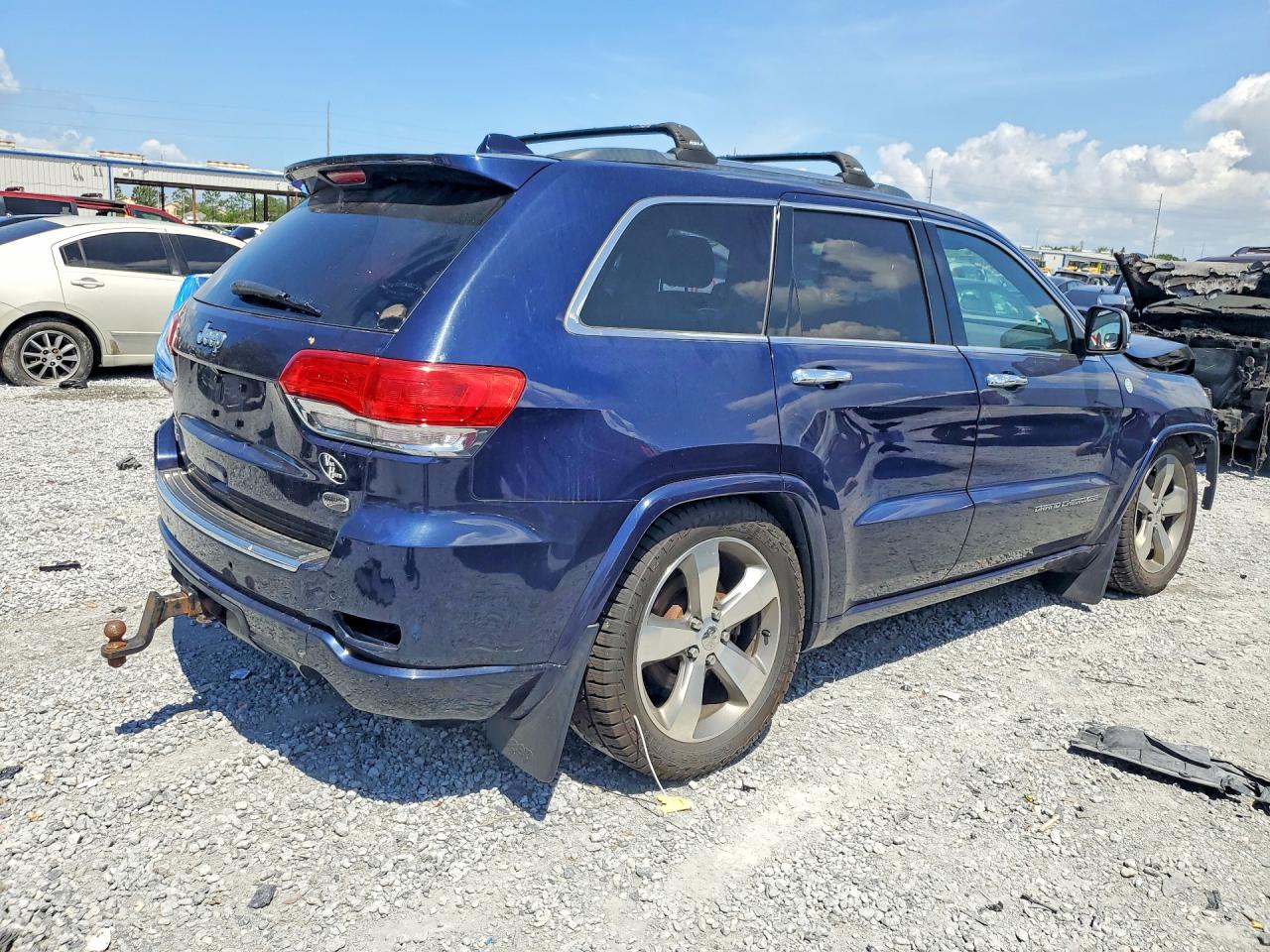 2015 Jeep Grand Cherokee Overland Blue vin: 1C4RJFCMXFC125391