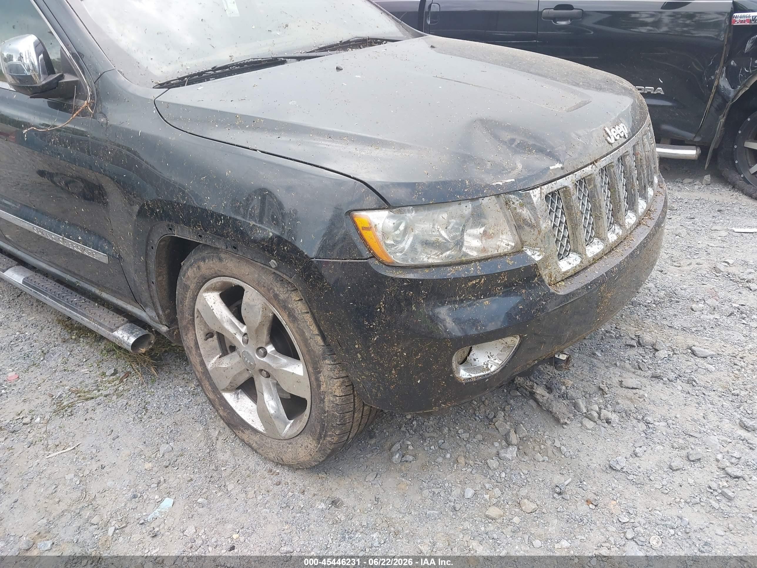 2012 Jeep Grand Cherokee Overland Черный vin: 1C4RJFCT0CC185070