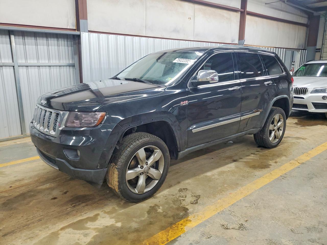 2012 Jeep Grand Cherokee Overland Black vin: 1C4RJFCT0CC185473