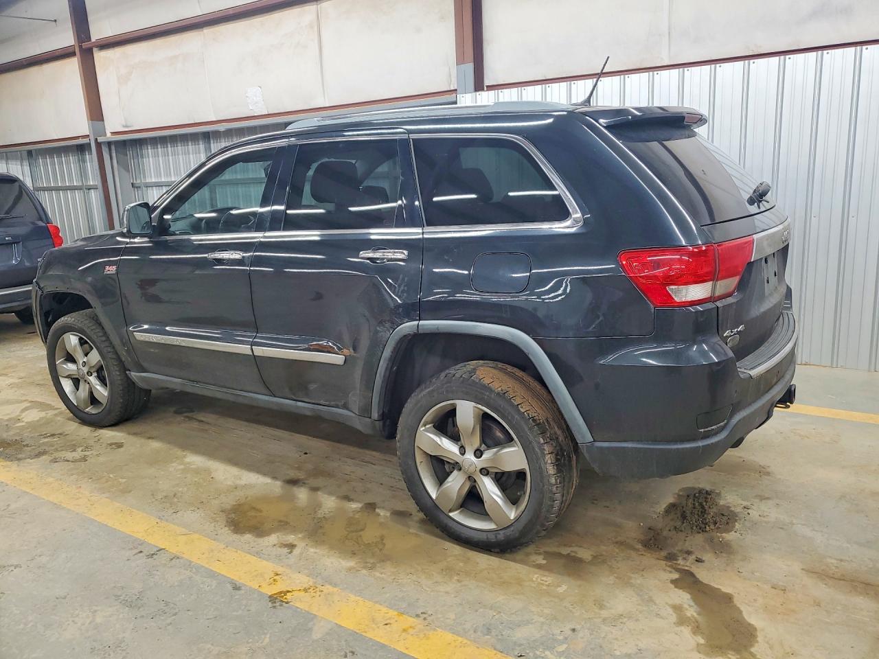 2012 Jeep Grand Cherokee Overland Black vin: 1C4RJFCT0CC185473