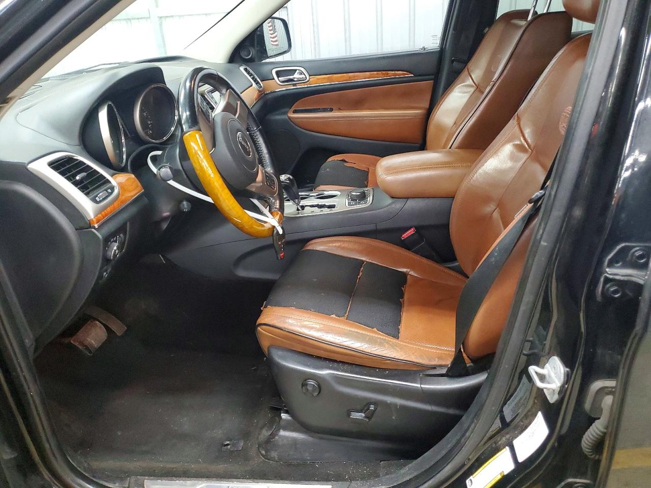 2012 Jeep Grand Cherokee Overland Black vin: 1C4RJFCT0CC185473
