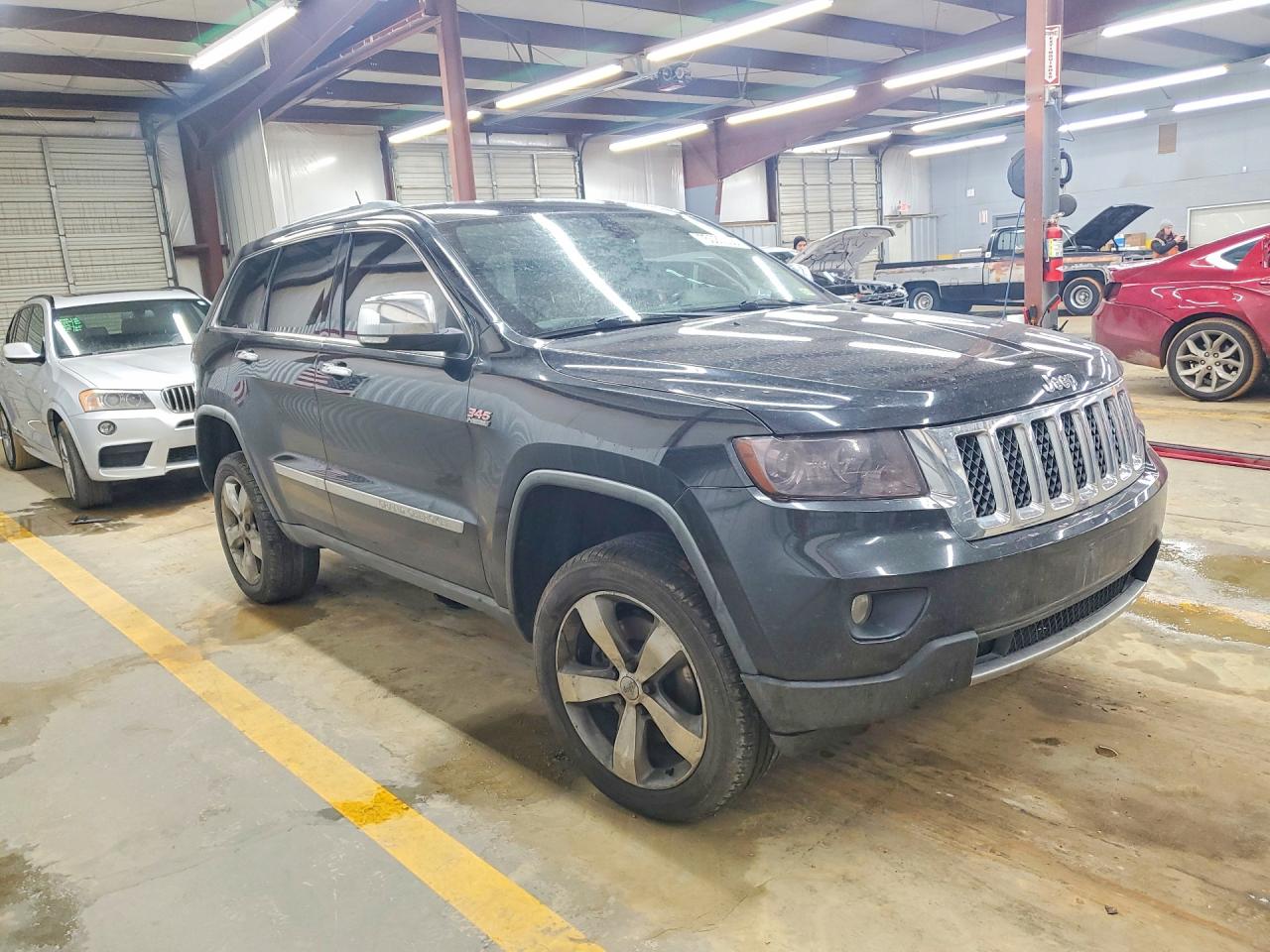 2012 Jeep Grand Cherokee Overland Black vin: 1C4RJFCT0CC185473