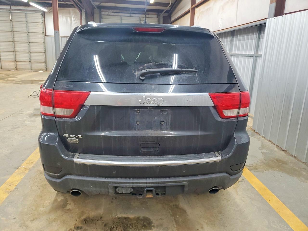 2012 Jeep Grand Cherokee Overland Black vin: 1C4RJFCT0CC185473