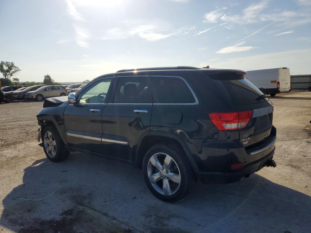2012 Jeep Grand Cherokee Overland Black vin: 1C4RJFCT0CC297058