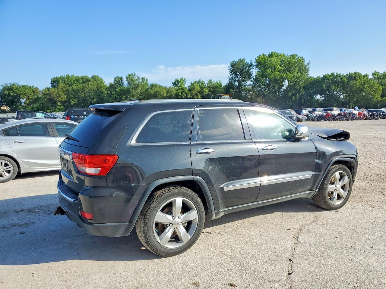 2012 Jeep Grand Cherokee Overland Black vin: 1C4RJFCT0CC297058
