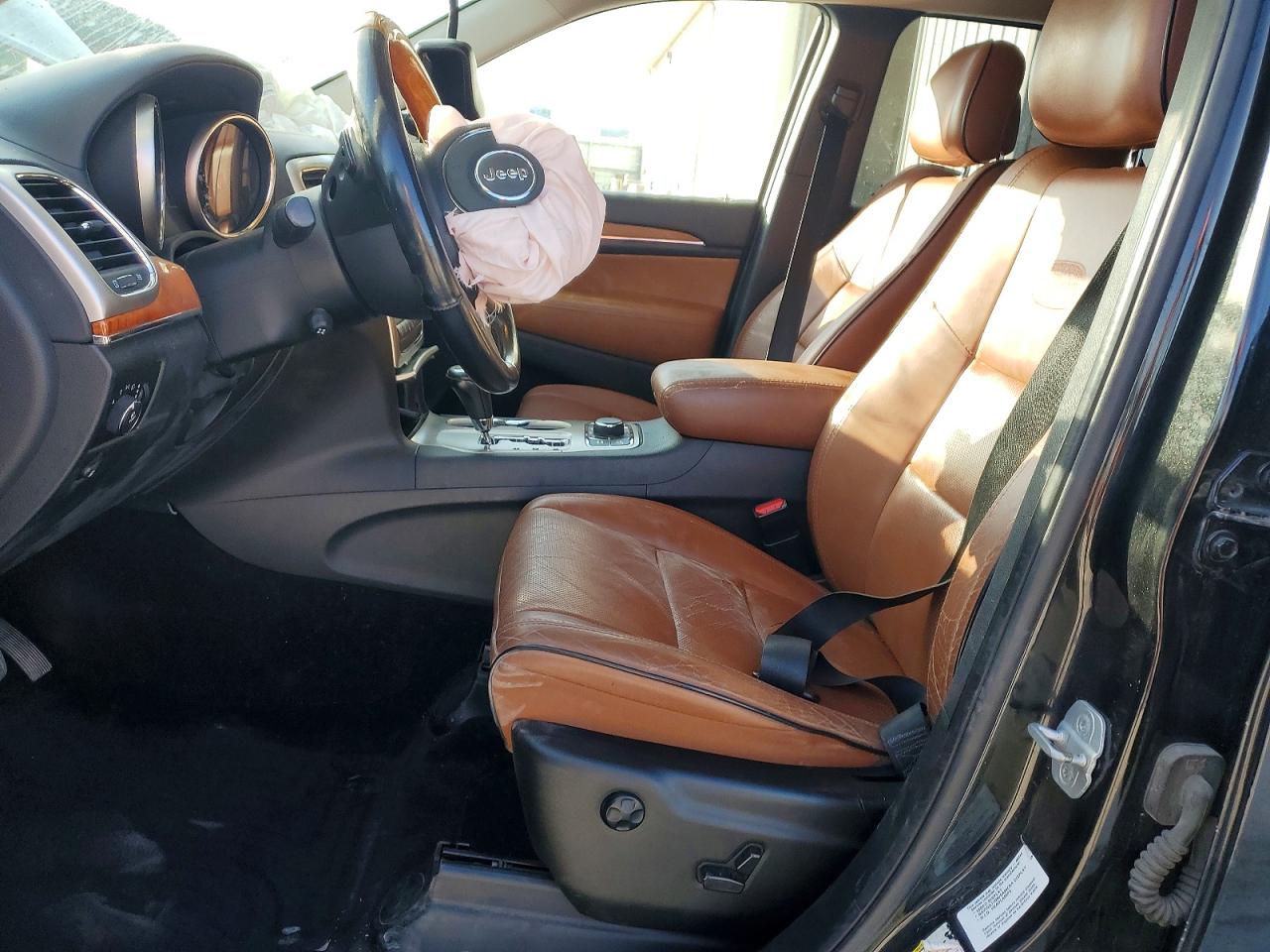 2012 Jeep Grand Cherokee Overland Black vin: 1C4RJFCT0CC297058