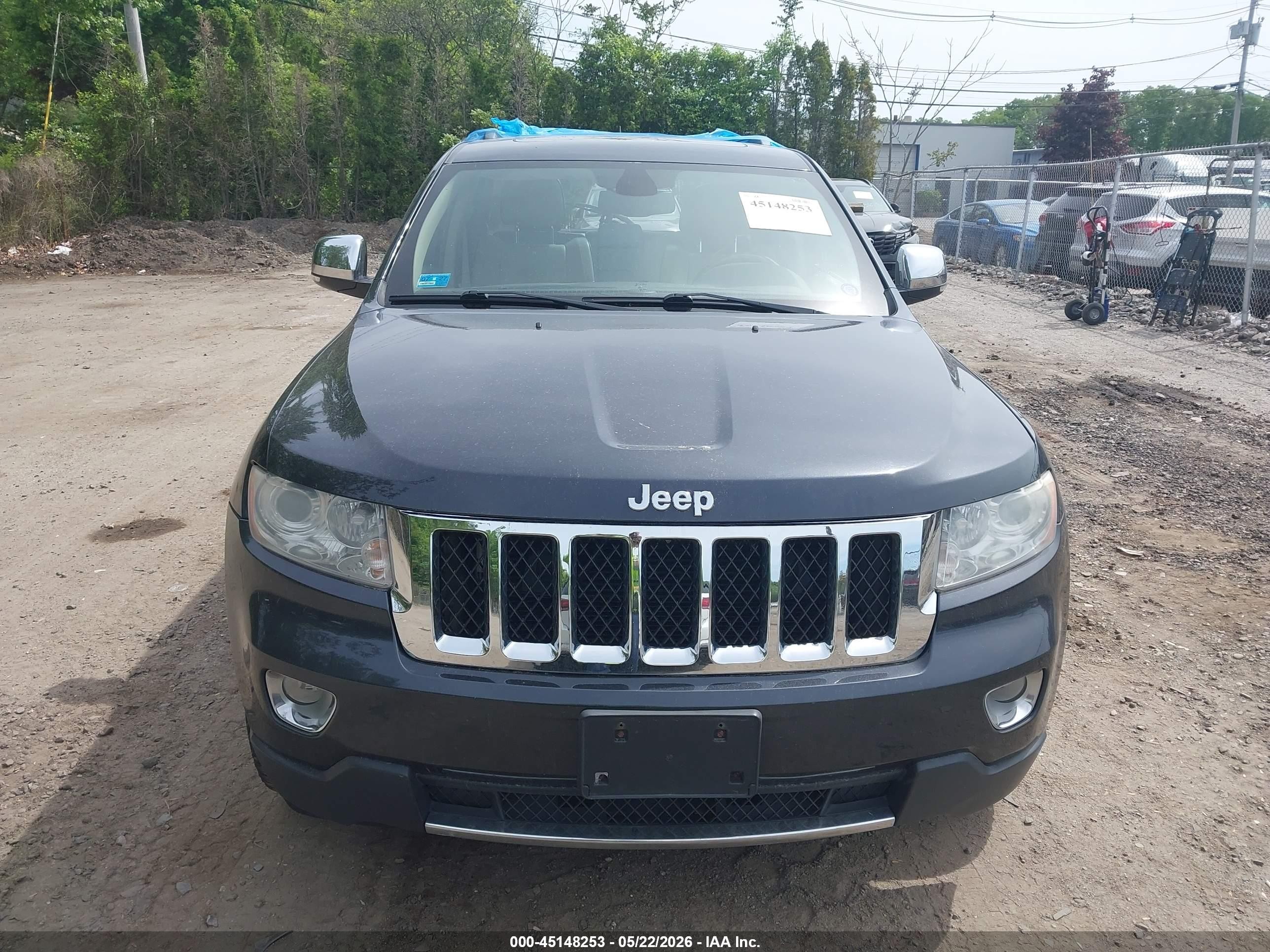 2013 Jeep Grand Cherokee Overland Черный vin: 1C4RJFCT0DC523701