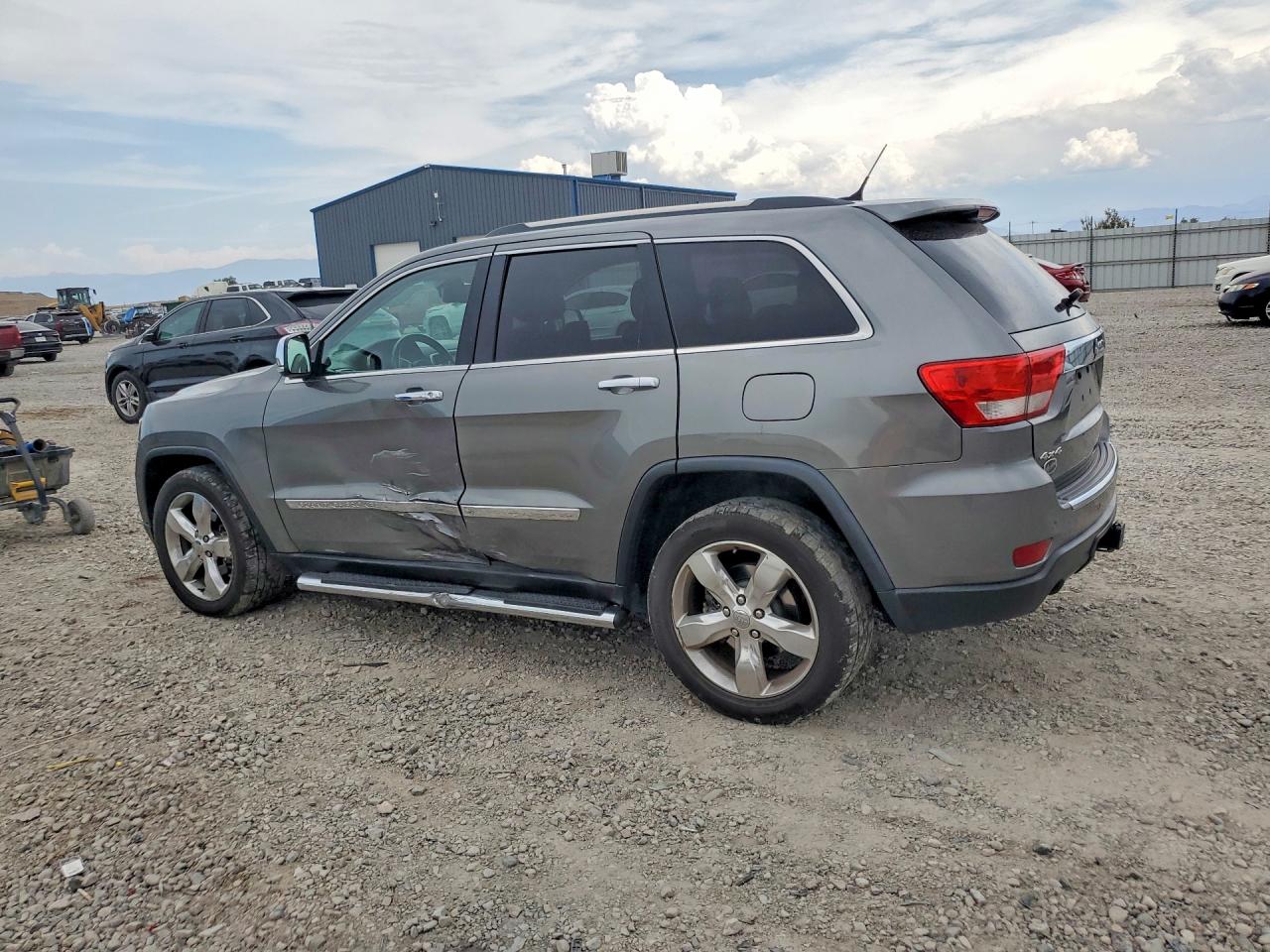 2013 Jeep Grand Cherokee Overland Gray vin: 1C4RJFCT0DC568122