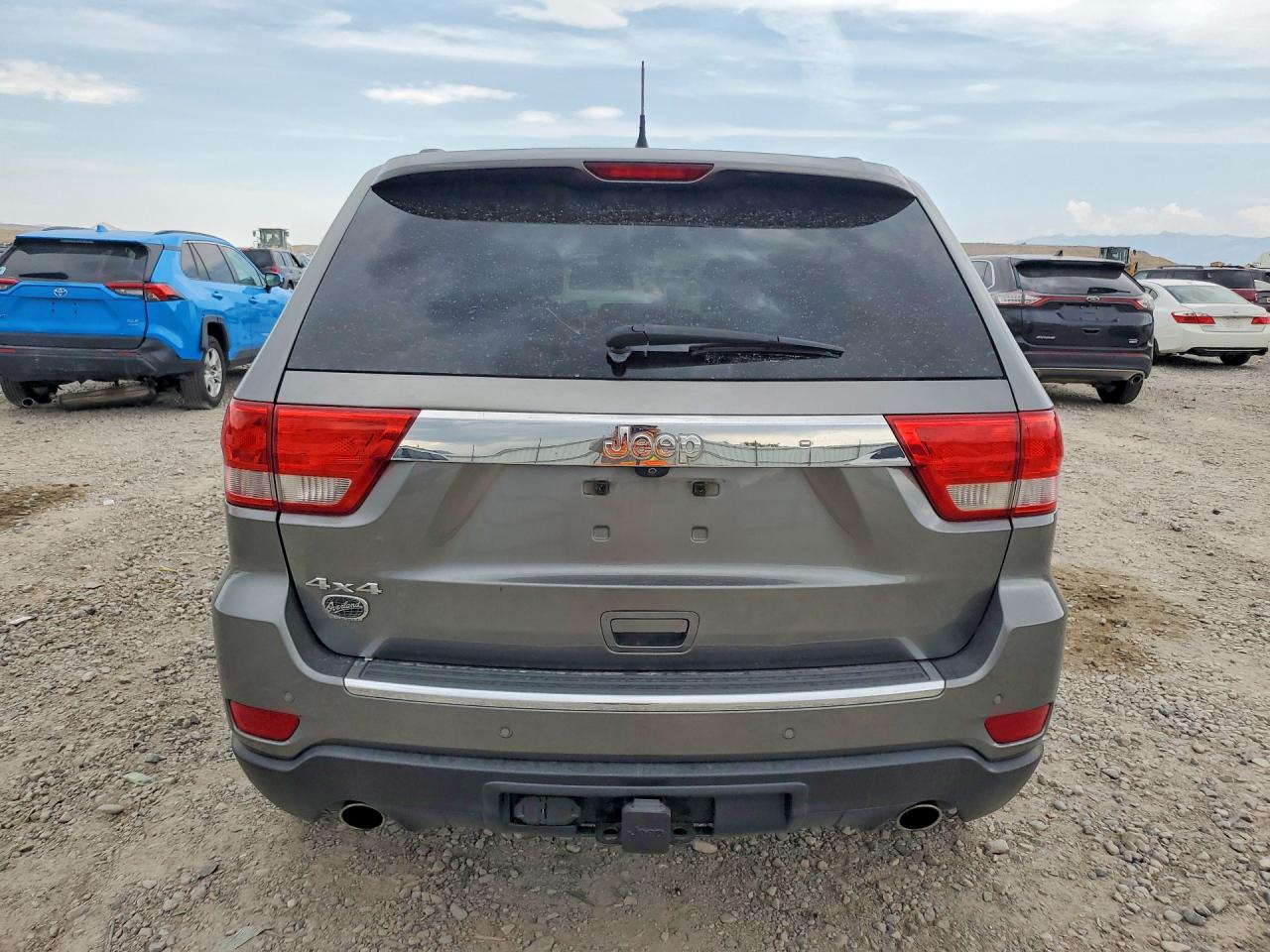 2013 Jeep Grand Cherokee Overland Gray vin: 1C4RJFCT0DC568122