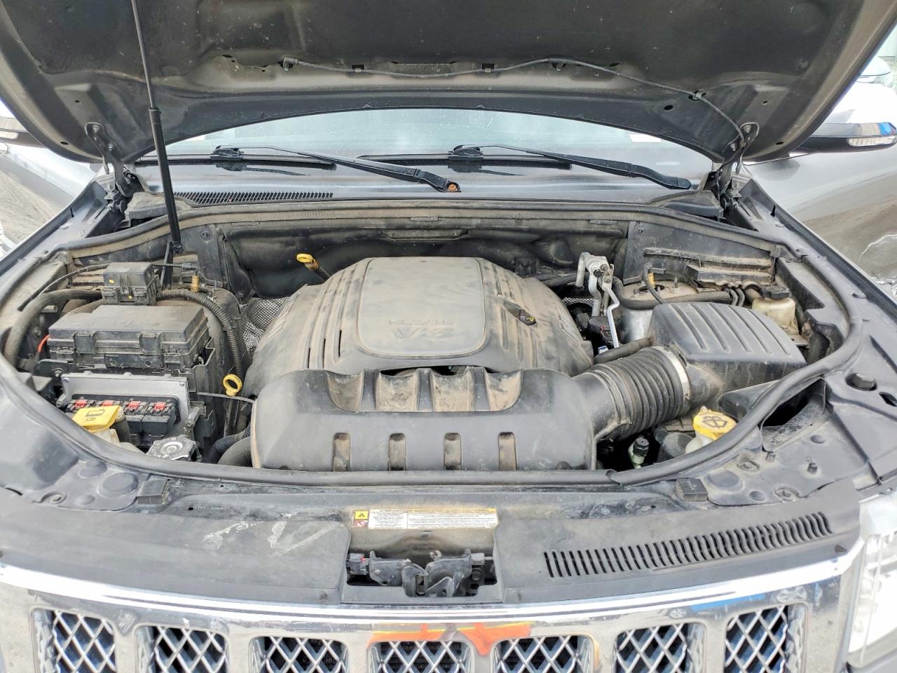 2013 Jeep Grand Cherokee Overland Gray vin: 1C4RJFCT0DC568122