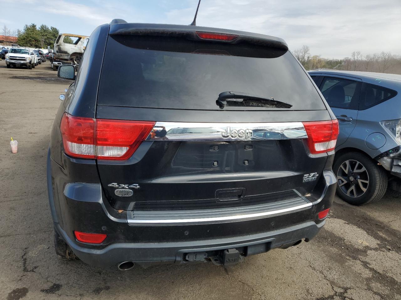 2013 Jeep Grand Cherokee Overland Black vin: 1C4RJFCT0DC652215