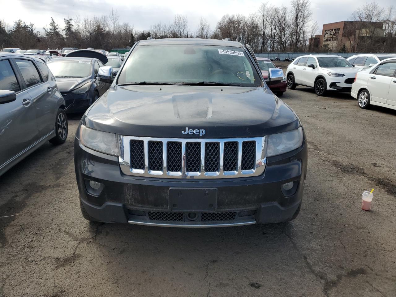 2013 Jeep Grand Cherokee Overland Black vin: 1C4RJFCT0DC652215