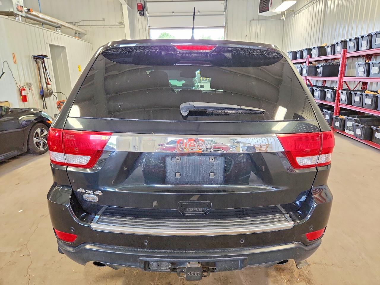 2013 Jeep Grand Cherokee Overland Black vin: 1C4RJFCT0DC658256