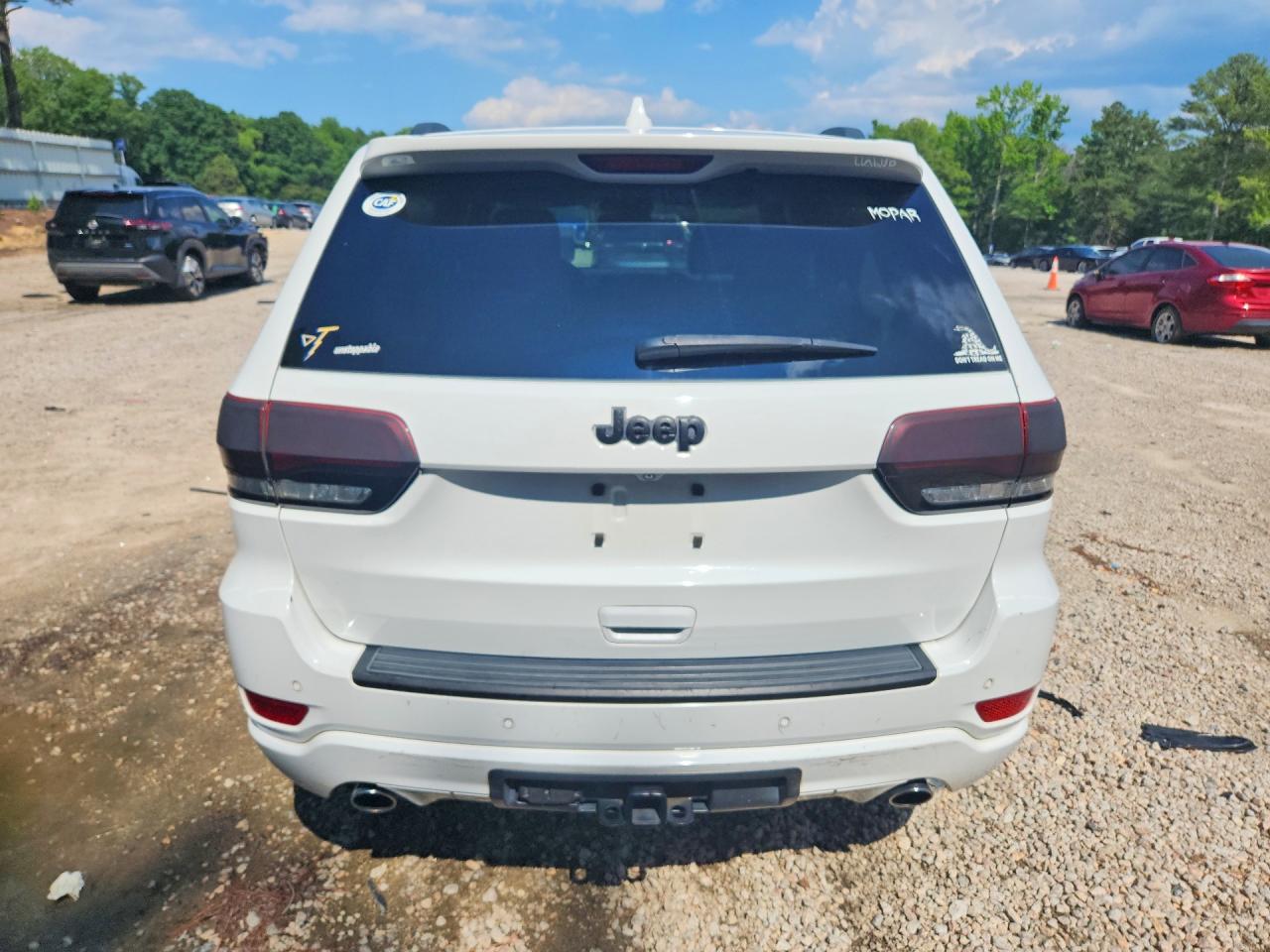 2014 Jeep Grand Cherokee Overland White vin: 1C4RJFCT0EC183547