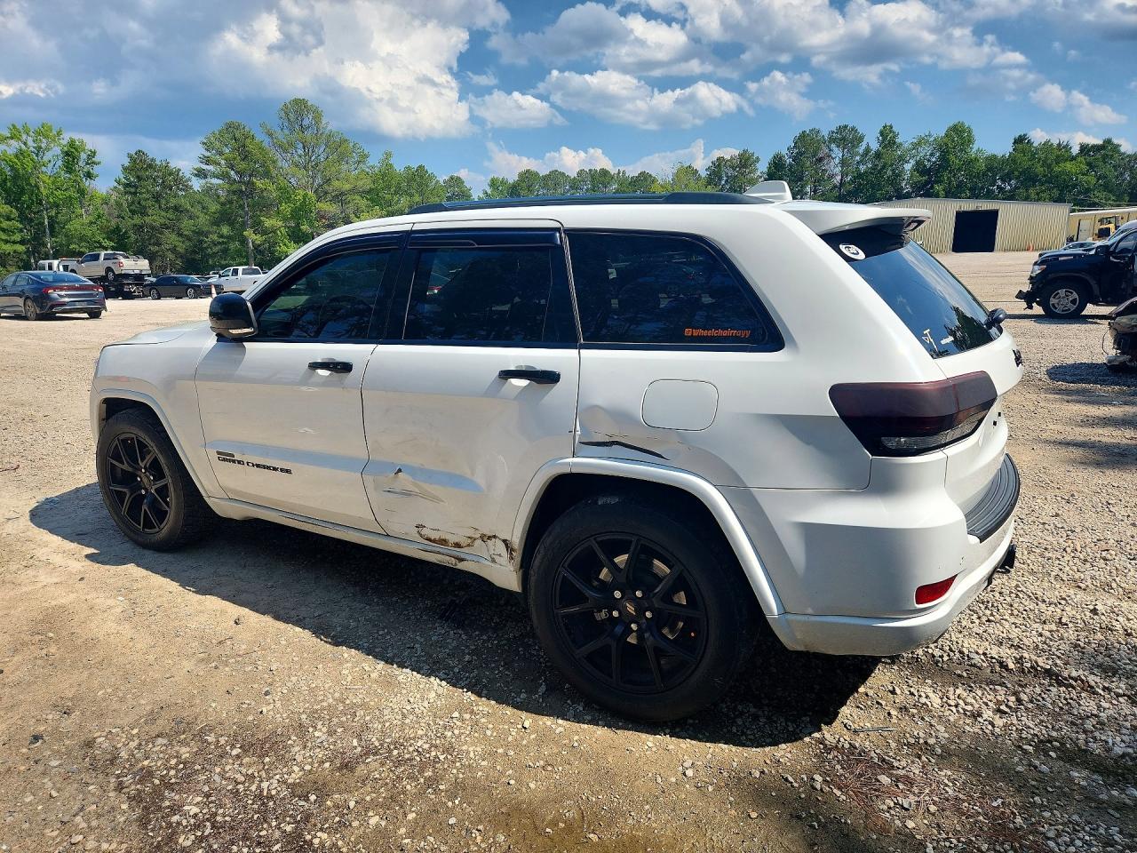 2014 Jeep Grand Cherokee Overland White vin: 1C4RJFCT0EC183547