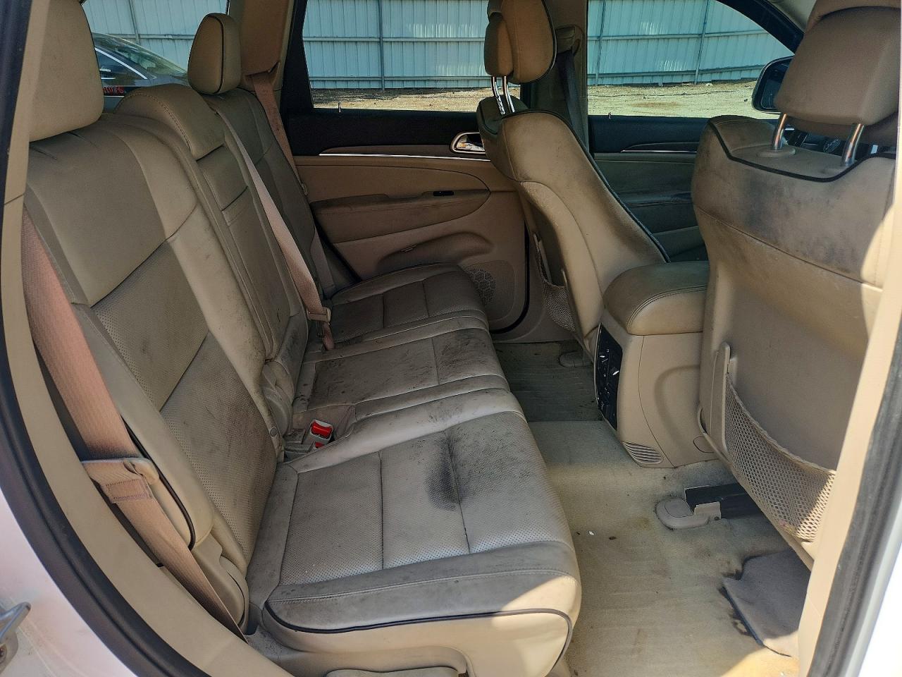 2014 Jeep Grand Cherokee Overland White vin: 1C4RJFCT0EC183547