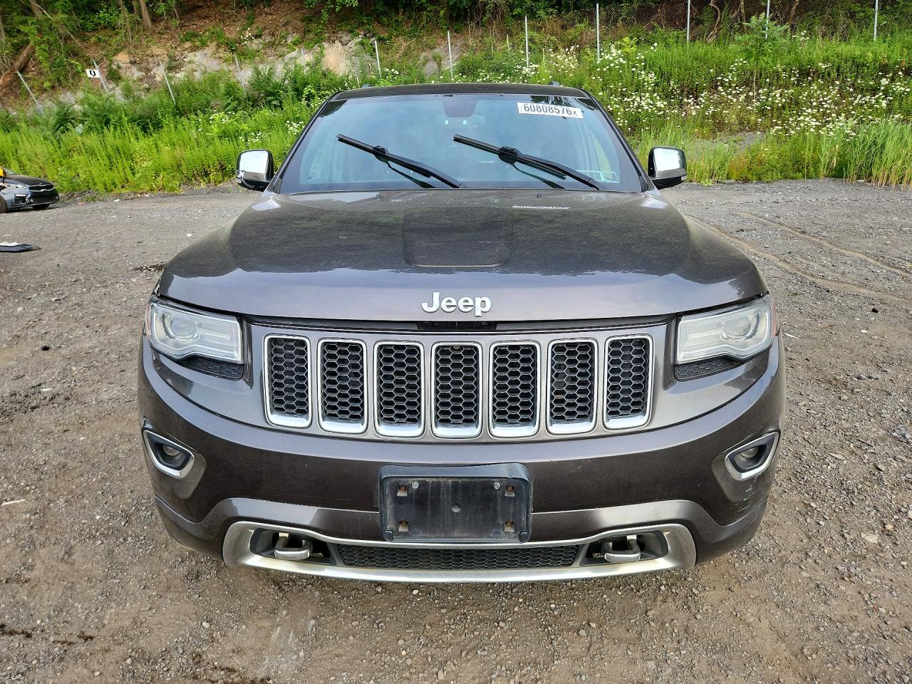 2014 Jeep Grand Cherokee Overland Gray vin: 1C4RJFCT0EC190899