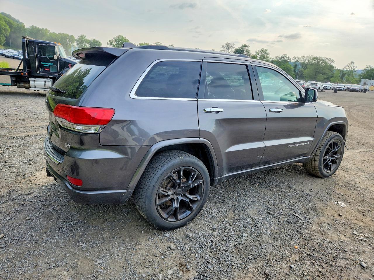 2014 Jeep Grand Cherokee Overland Gray vin: 1C4RJFCT0EC190899