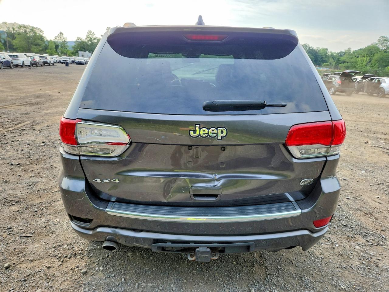 2014 Jeep Grand Cherokee Overland Gray vin: 1C4RJFCT0EC190899