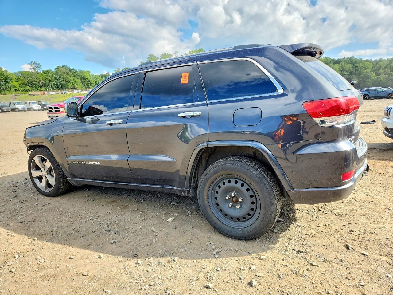 2014 Jeep Grand Cherokee Overland Black vin: 1C4RJFCT0EC323838
