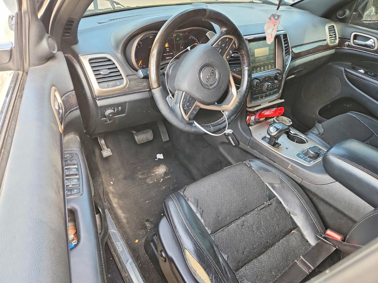 2014 Jeep Grand Cherokee Overland Black vin: 1C4RJFCT0EC323838