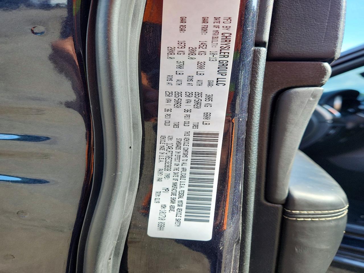 2014 Jeep Grand Cherokee Overland Black vin: 1C4RJFCT0EC323838