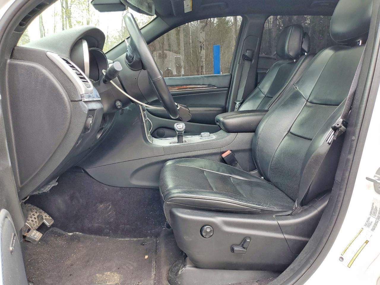 2015 Jeep Grand Cherokee Overland White vin: 1C4RJFCT0FC156382