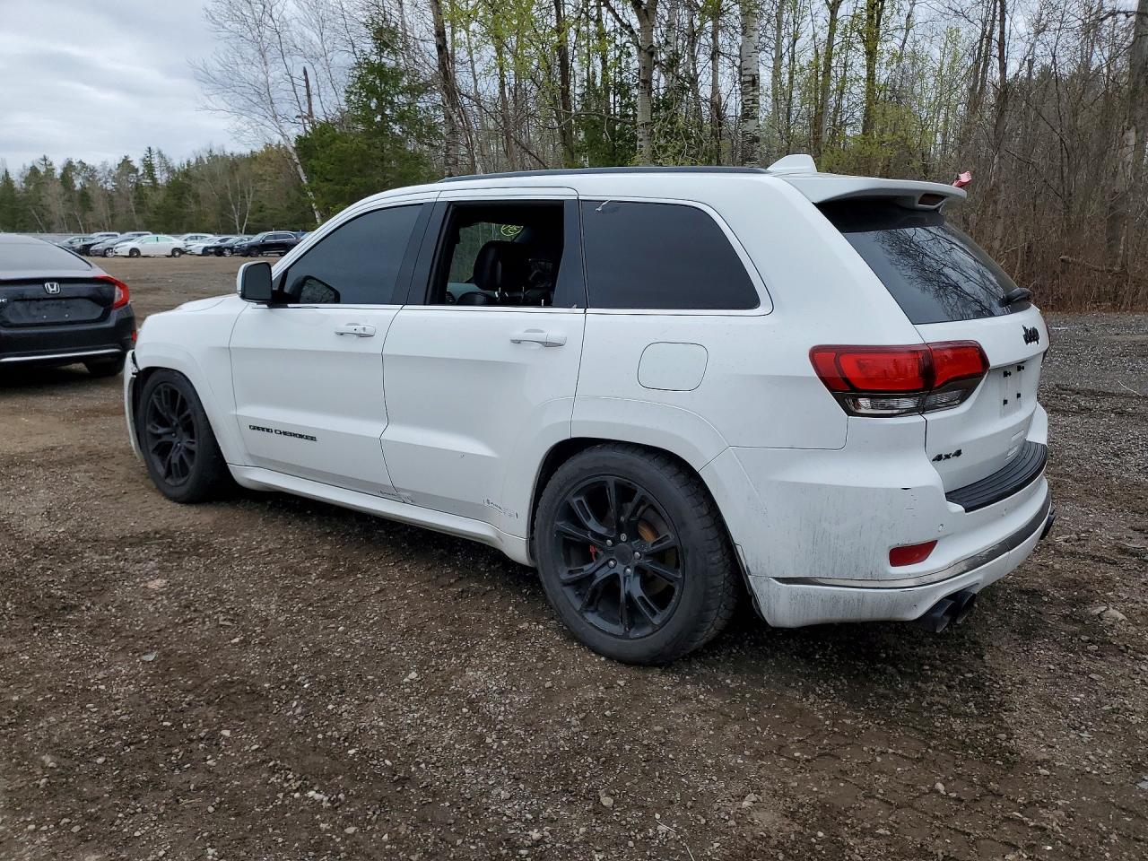 2015 Jeep Grand Cherokee Overland White vin: 1C4RJFCT0FC156382