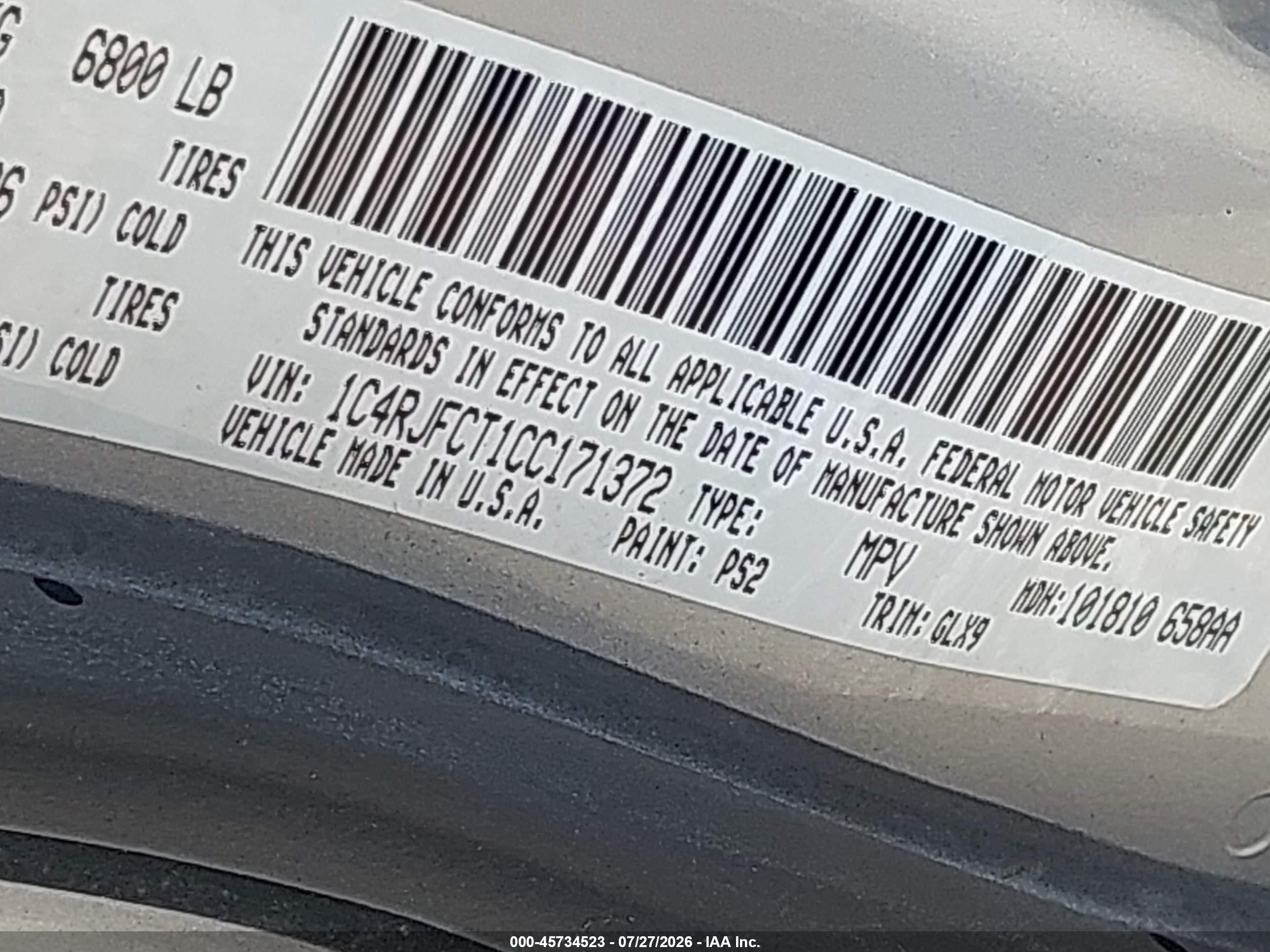 2012 Jeep Grand Cherokee Overland Silver vin: 1C4RJFCT1CC171372