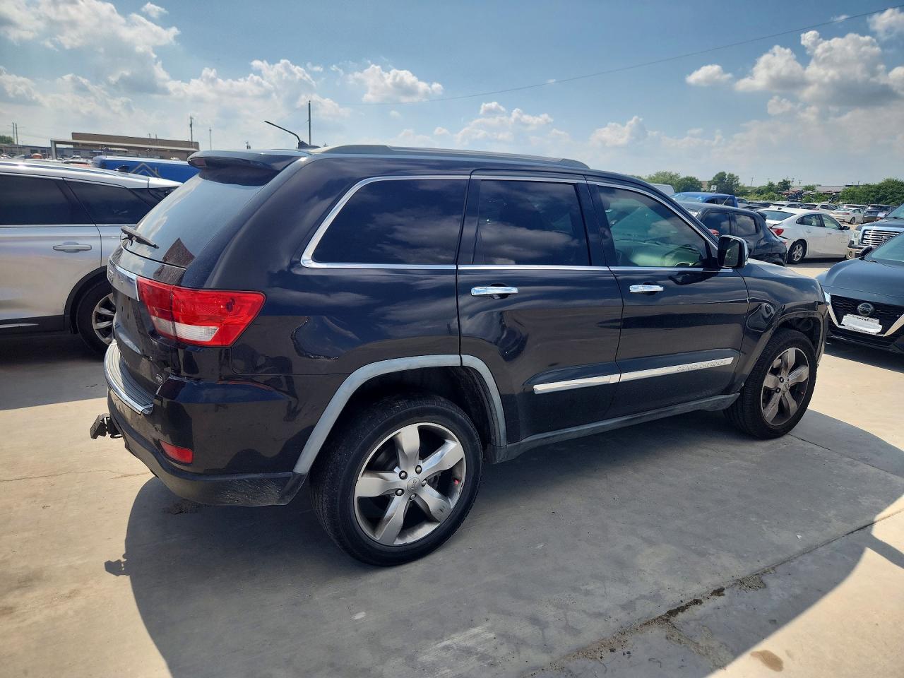 2012 Jeep Grand Cherokee Overland Black vin: 1C4RJFCT1CC214995