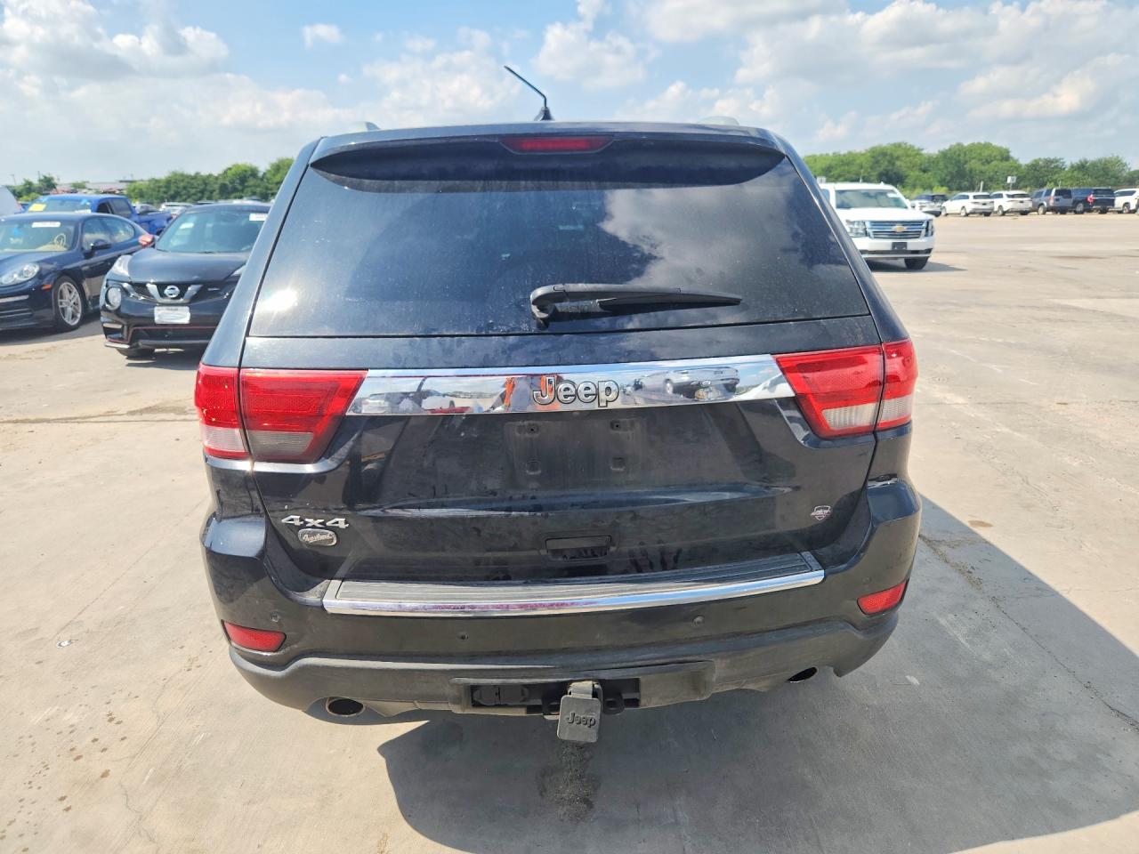 2012 Jeep Grand Cherokee Overland Black vin: 1C4RJFCT1CC214995