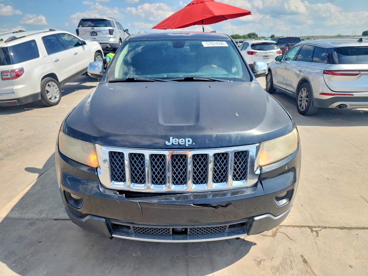 2012 Jeep Grand Cherokee Overland Black vin: 1C4RJFCT1CC214995