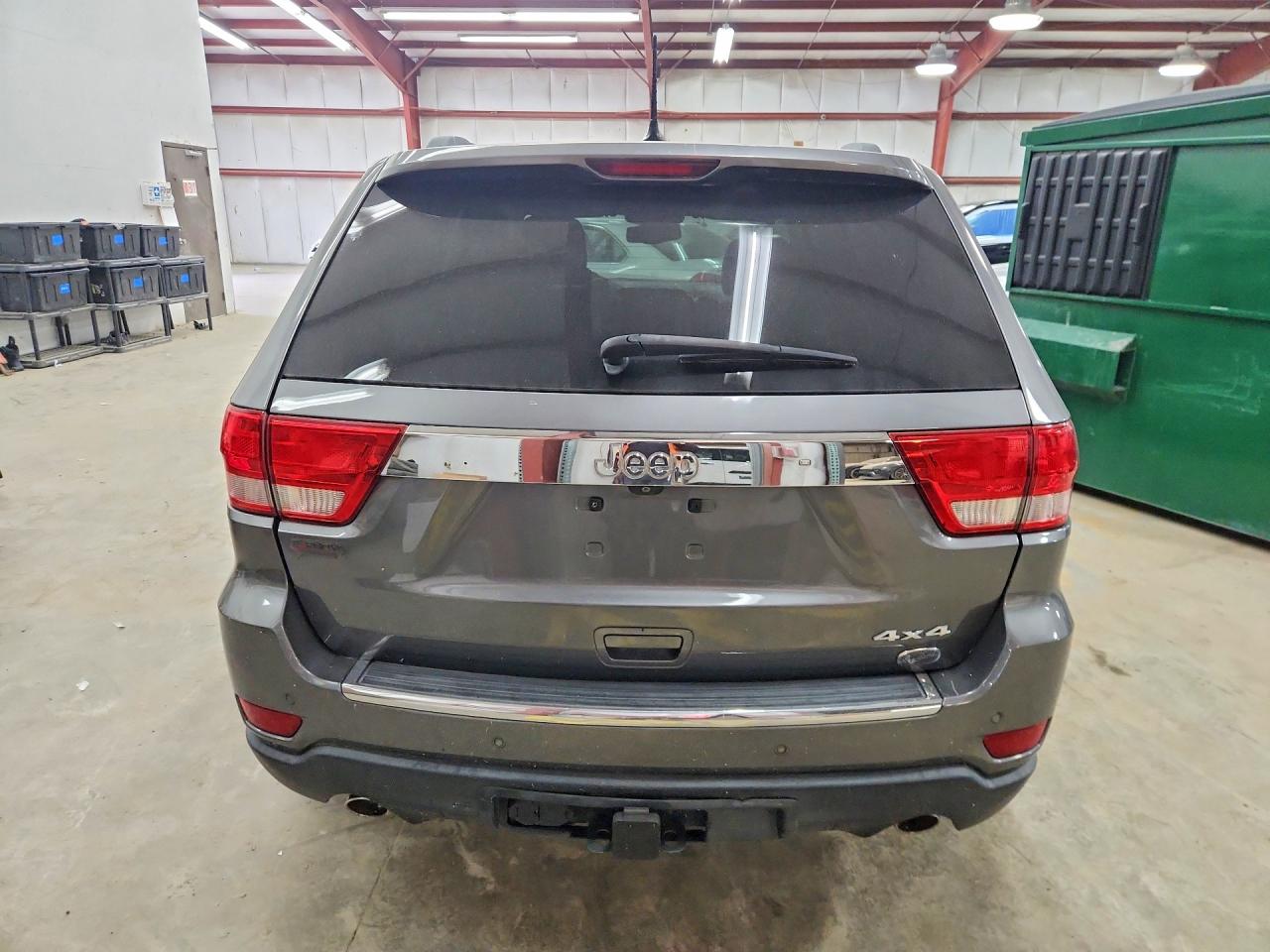 2012 Jeep Grand Cherokee Overland Gray vin: 1C4RJFCT1CC333274